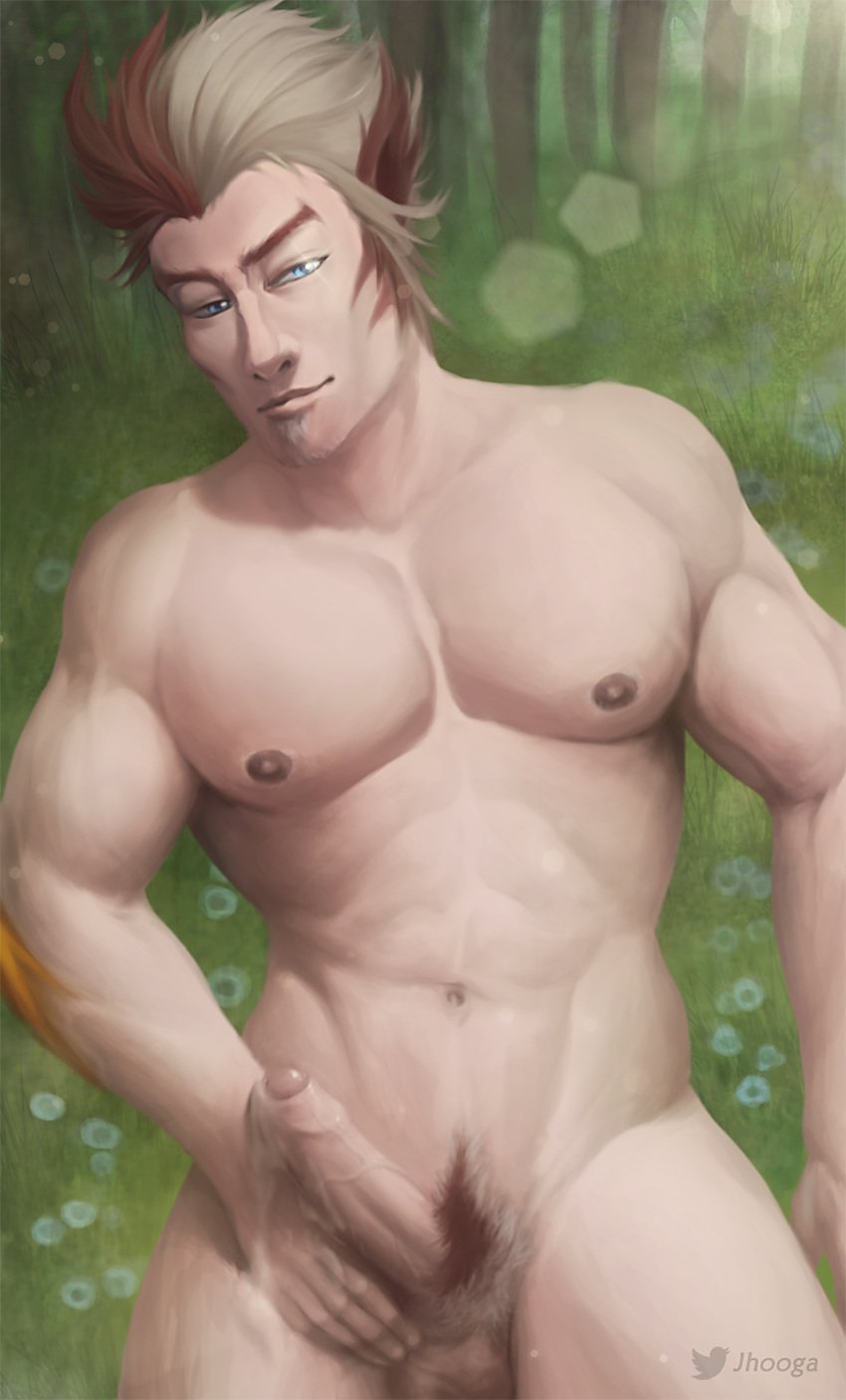 bara gay jhooga league_of_legends male_only muscles rakan yaoi