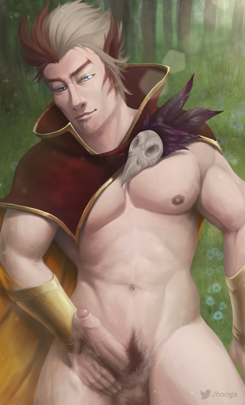 bara gay jhooga league_of_legends male_only muscles rakan yaoi