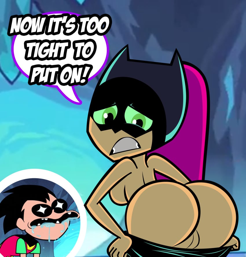 1boy 1girls 2013 5_fingers alien alien_girl alien_humanoid ass batgirl_(cosplay) big_ass big_butt black_hair breasts bubble_ass bubble_butt butt dc dc_comics dick_grayson dressing fat_ass female green_eyes grimphantom hair hairless_pussy huge_ass huge_butt human humanoid innie_pussy long_hair male nude pawg pussy red_hair robin_(dc) robin_(dick_grayson) starfire superhero superheroine tamaranean teen_titans_go thick_thighs vagina wide_hips