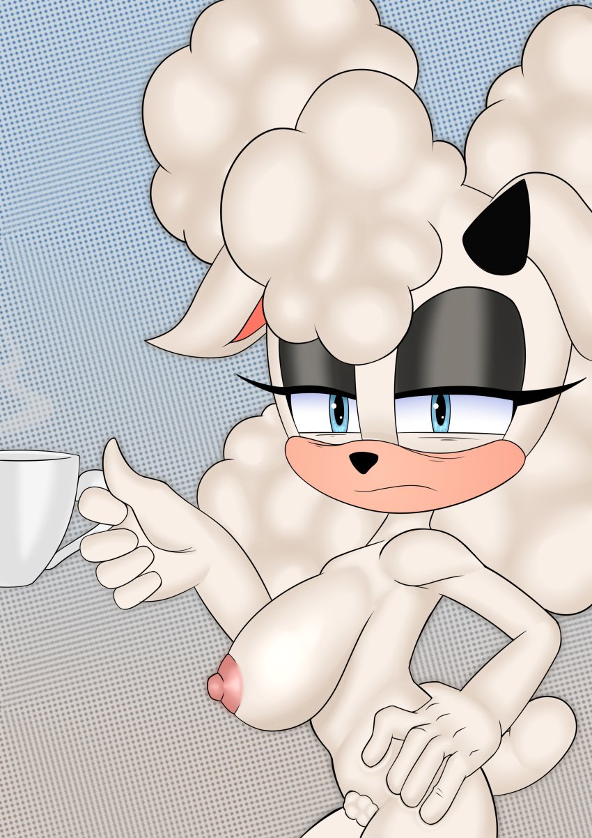 absurd_res annoyed anthro big_breasts bovid breasts caprine female hi_res idw_publishing lanolin_the_sheep mammal nude nude_anthro nude_female pubes sega sheep simple_background solo sonic_(series) sonic_the_hedgehog_(comics) sonic_the_hedgehog_(idw) sonic_the_hedgehog_(series) thecakeee tired_eyes