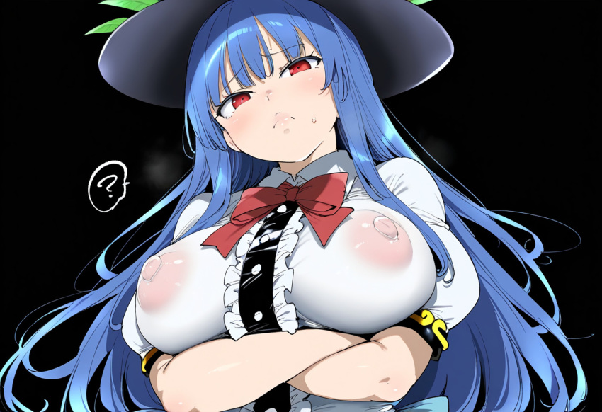 Tenshi Hinanawi (Touhou) Rule 34 Image