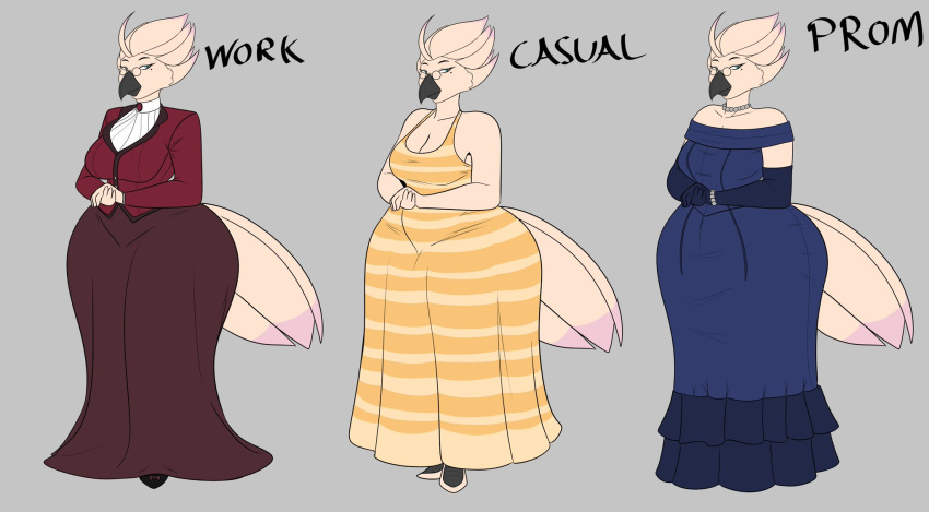 artjwink avian big_breasts breasts female headmistress_(jwinkz) milf tagme