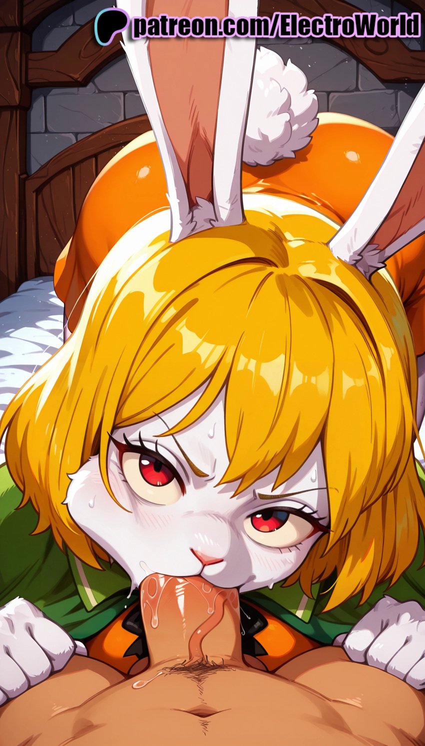1boy 1girls 2025 ai ai_assisted ai_generated angry animal_ears anime anime_girl anime_style anthro artist_name big_penis bj blonde_hair blowjob blowjob_face blush bow carrot_(one_piece) clothing cock colored_skin dick electroworld fellatio female fox_girl furry furry_female gloves hi_res high_quality high_resolution highres interspecies licking male male_pubic_hair one_piece oral oral_sex patreon patreon_username penis pubic_hair rabbit_ears red_eyes short_hair solo_focus stable_diffusion straight sucking sweat uncensored watermark white_fur white_gloves