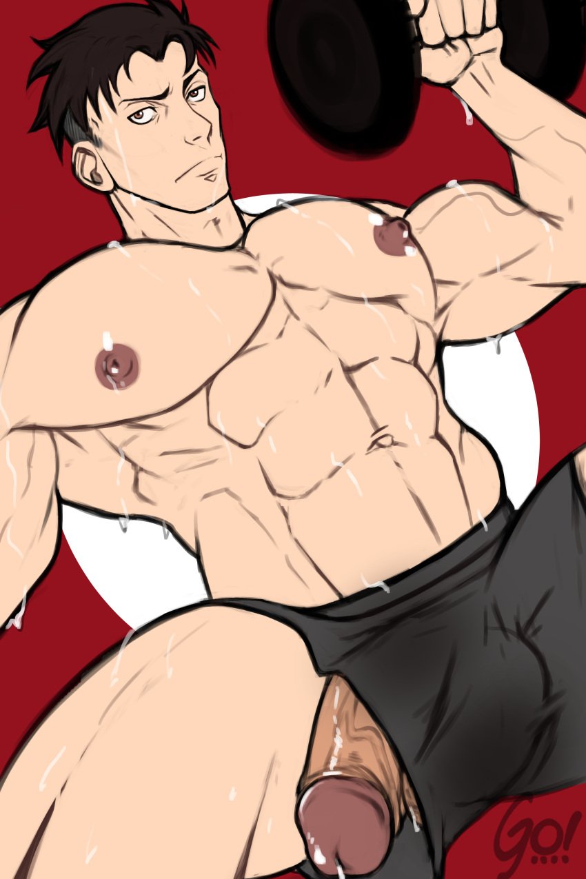 akitaru_oubi en&#039;en_no_shouboutai enen_no_shouboutai fire_force golewdgo male male_only obi_akitaru solo_male