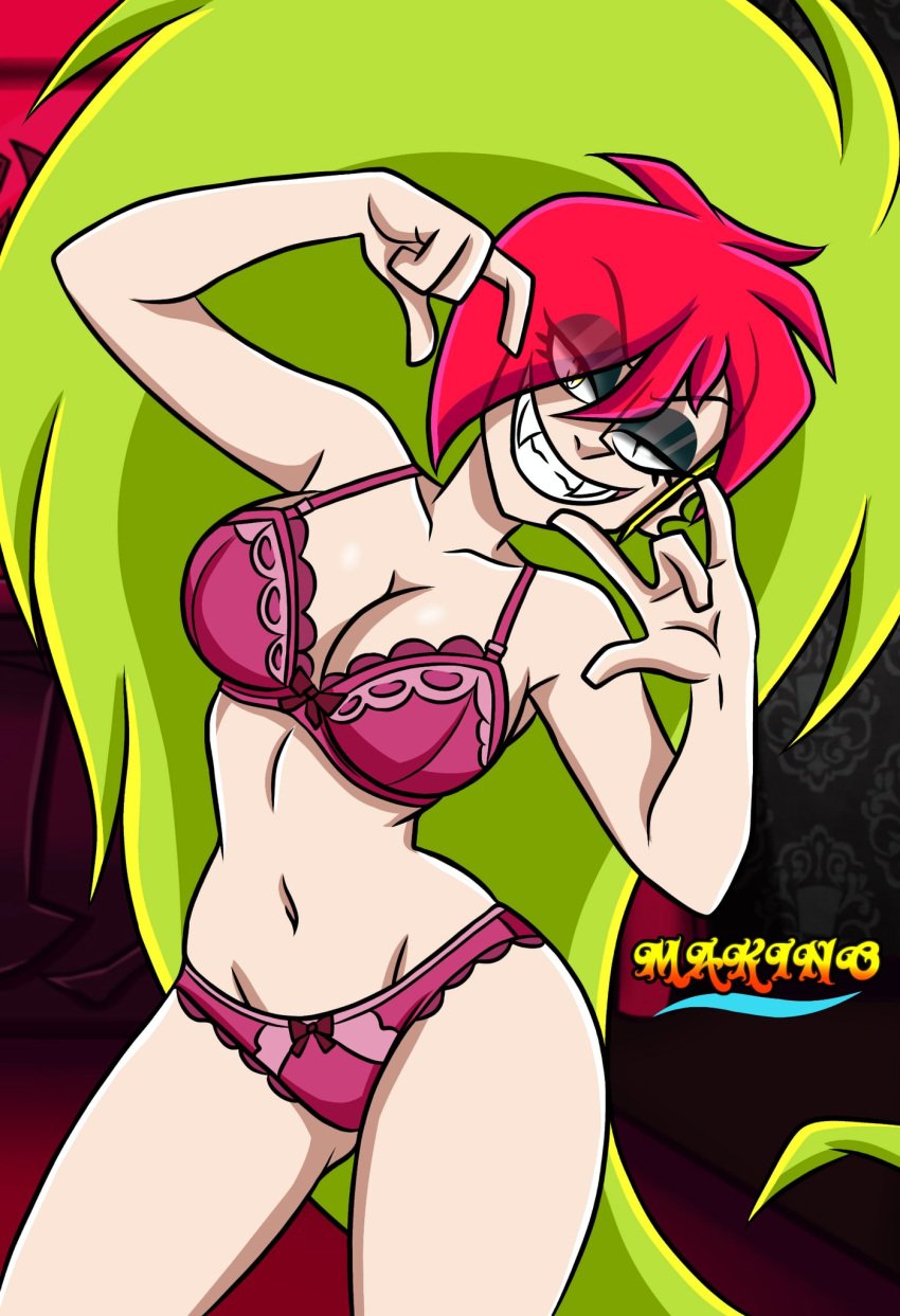 1girls 2025 artist_name ass bangs big_ass big_breasts breasts cartoon_network demencia_(villainous) english english_text female female_focus female_only green_hair green_hair_female hood light-skinned_female light_skin lingerie makino_gallegos mismatched_pupils mostly_nude mostly_nude_female nude nude_female red_bangs red_hair red_hair_female solo solo_female solo_focus text thick_thighs thighs two_tone_hair villainous warner_bros warner_brothers