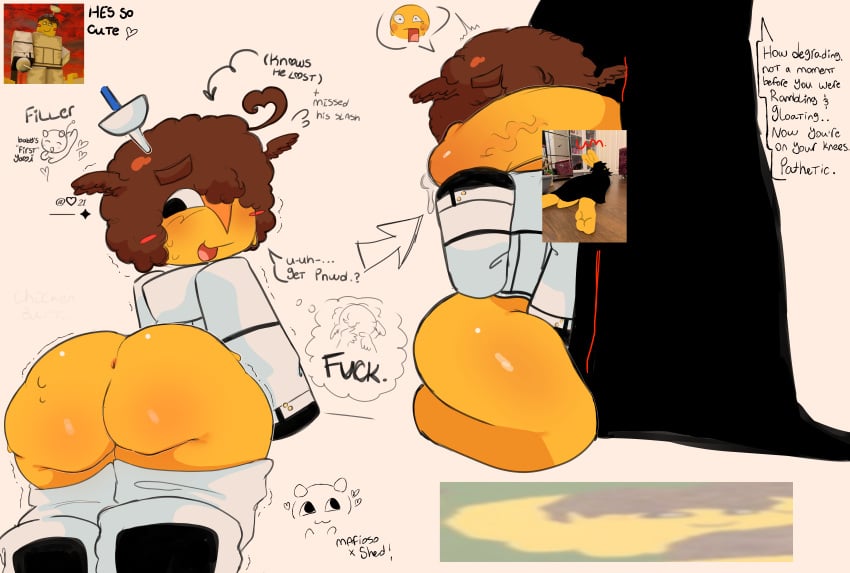 big_dick degradation embarrassed forsaken gay imminent_oral imminent_sex kittenbanana mafioso_(dream_game) roblox shedletsky shedletsky_(forsaken) tagme thick_ass yaoi