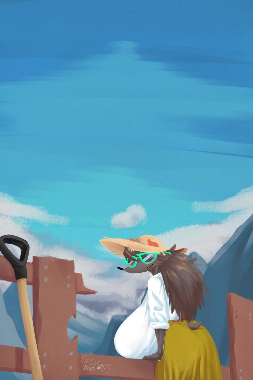 big_breasts big_thighs big_titties brown_hair brown_skin curvaceous curvaceous_female curvaceous_figure curvy curvy_figure curvy_hips female female_focus female_only hedgehog hedgehog_girl hedgehog_humanoid long_hair massive_tits orca_limon original original_character