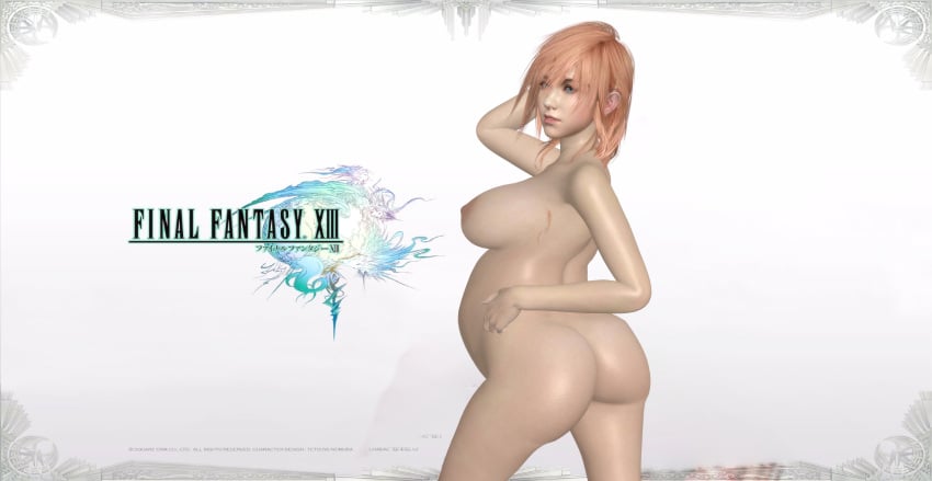 breasts claire_farron devonsniegowski94 eclair_farron final_fantasy final_fantasy_xiii naked nude pregnant pussy vagina