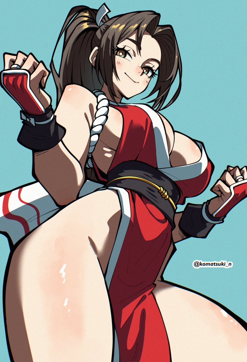 breasts curvy_female komatsuki komatsuki_n mai_shiranui tagme