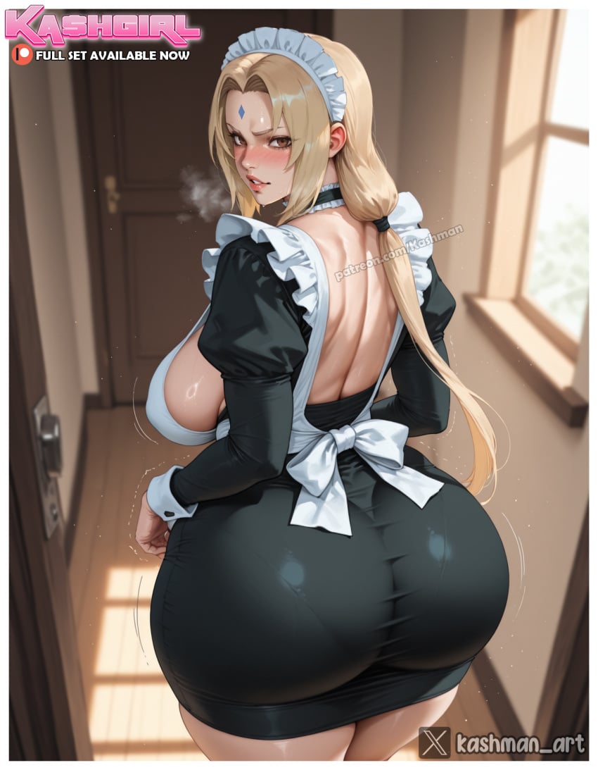 ai_generated ass blonde_hair breasts curvy female huge_ass huge_breasts kashman large_ass large_breasts mature_female milf naked naruto naruto_(series) naruto_shippuden nude thick_ass thick_thighs tsunade uncensored wide_hips