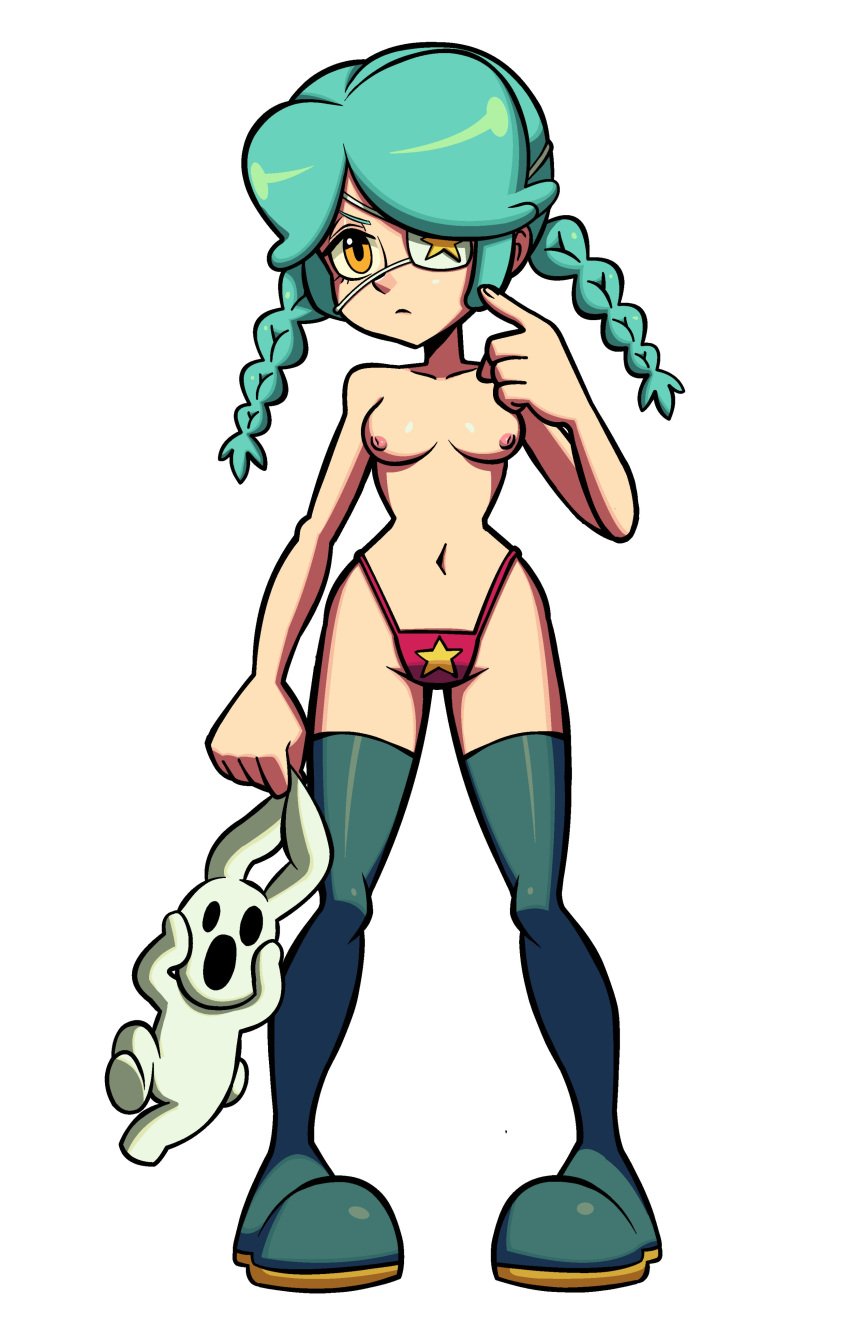 annie_(skullgirls) artist_request character_request nipples panties skullgirls tagme topless topless_female