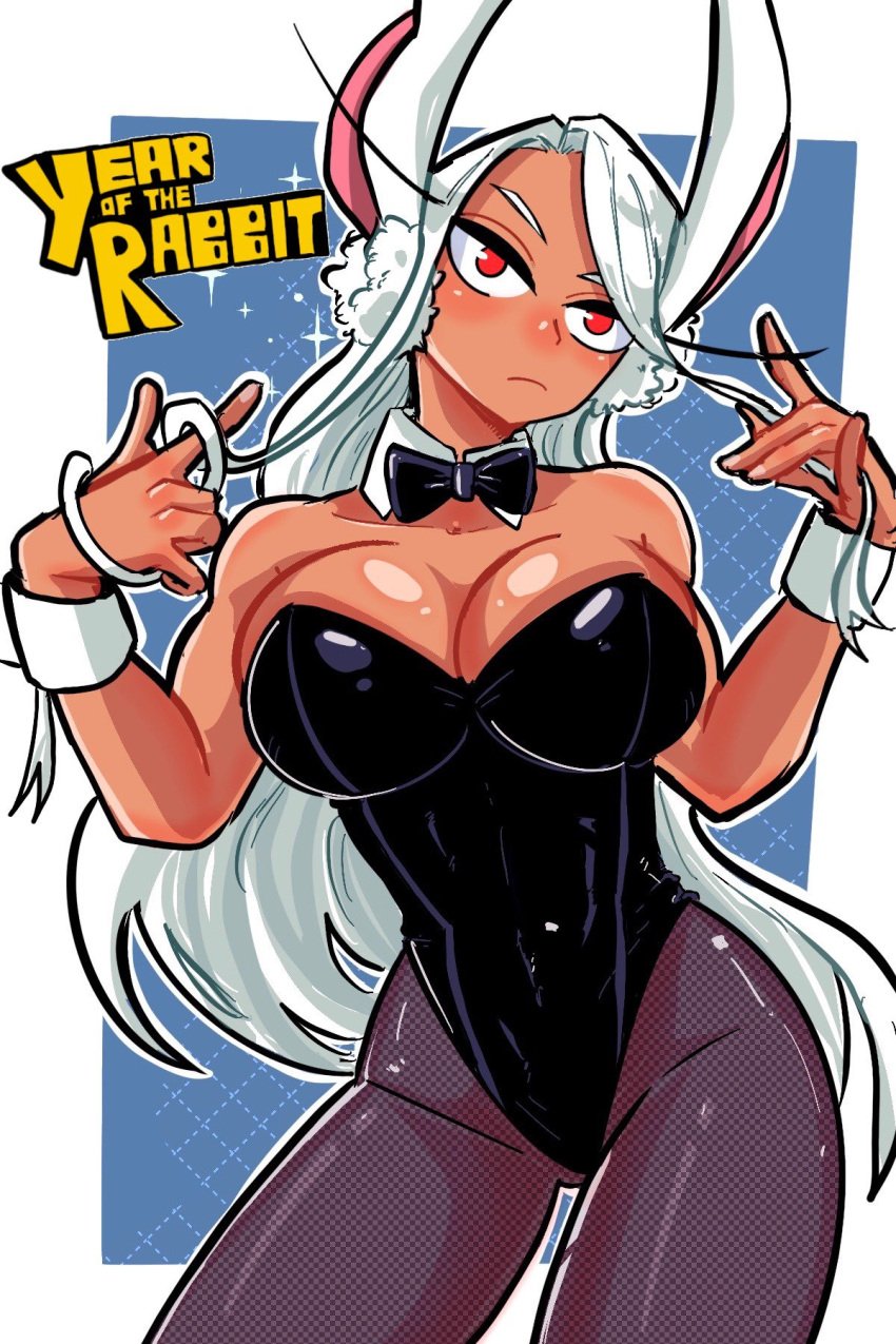 1girls boku_no_hero_academia bunnysuit female mirko miruko my_hero_academia rumi_usagiyama solo solo_female sonchapo tagme usagiyama_rumi