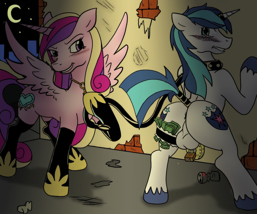 alicorn anus ass balls domination equine female femdom friendship_is_magic horn horse male malesub muh-arts my_little_pony pony poprocks princess_cadance_(mlp) prostitute shining_armor_(mlp) unicorn wings