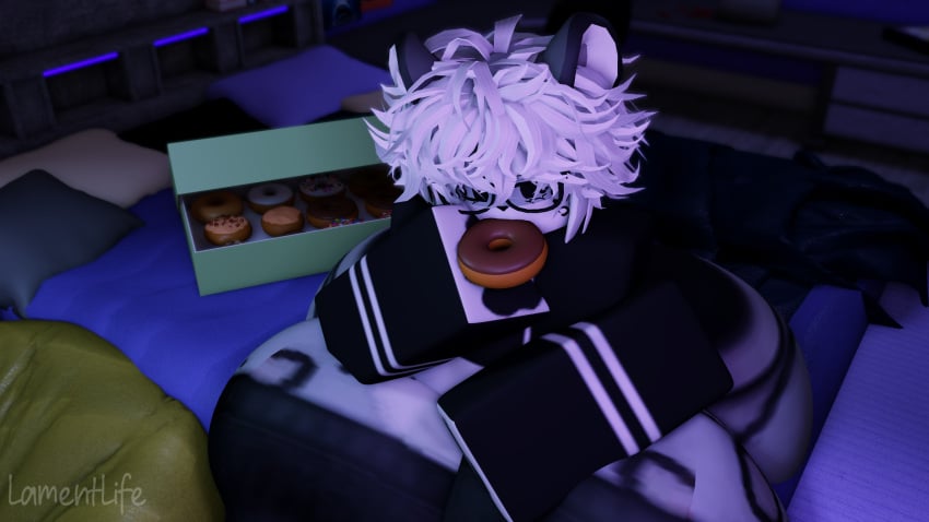 1femboy 1male 3d artist_name ass big_ass big_ass_(male) bottom_heavy_femboy bubble_ass bubble_butt donuts eating_food enormous_ass fat_ass fat_ass_femboy femboy gift_art huge_ass huge_butt huge_thighs lamentlife large_ass large_butt male massive_ass massive_butt massive_thighs roblox robloxian thicc_thighs thick_thighs watermark wide_hip wide_thighs
