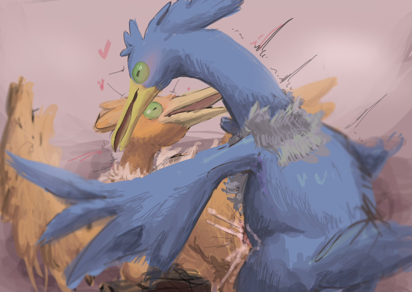 animal_genitalia beak biped blue_body blue_feathers blue_tail blush bodily_fluids censor_bar cloacal cloacal_penetration cramorant duo erection feathers female feral generation_8_pokemon genital_fluids genitals green_eyes heart_symbol hi_res lying male megusuri multicolored_body nintendo on_back open_mouth orange_body orange_feathers penetration penile penile_penetration penis pokemon pokemon_(species) simple_background tail tail_feathers white_body white_feathers wings yellow_body