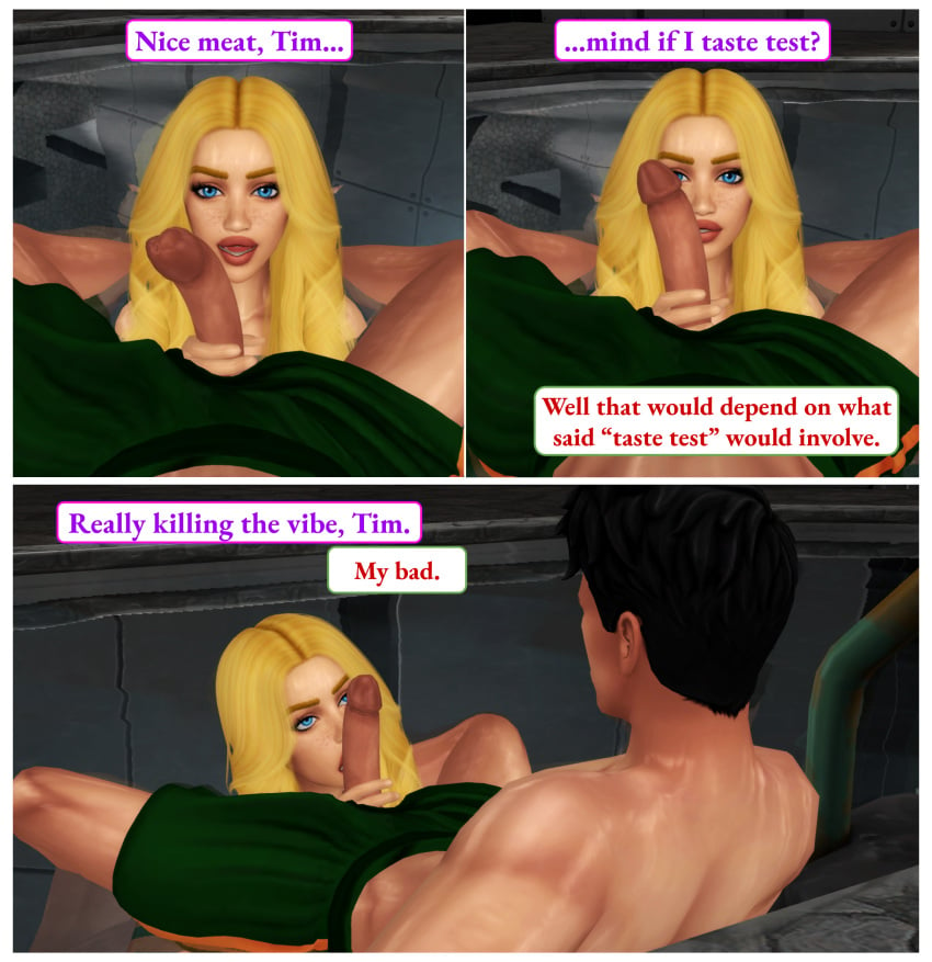 3d batman_(series) comic dc dc_comics female male page_2 pof3445 red_robin spoiler_(dc) stephanie_brown the_sims the_sims_4 tim_drake