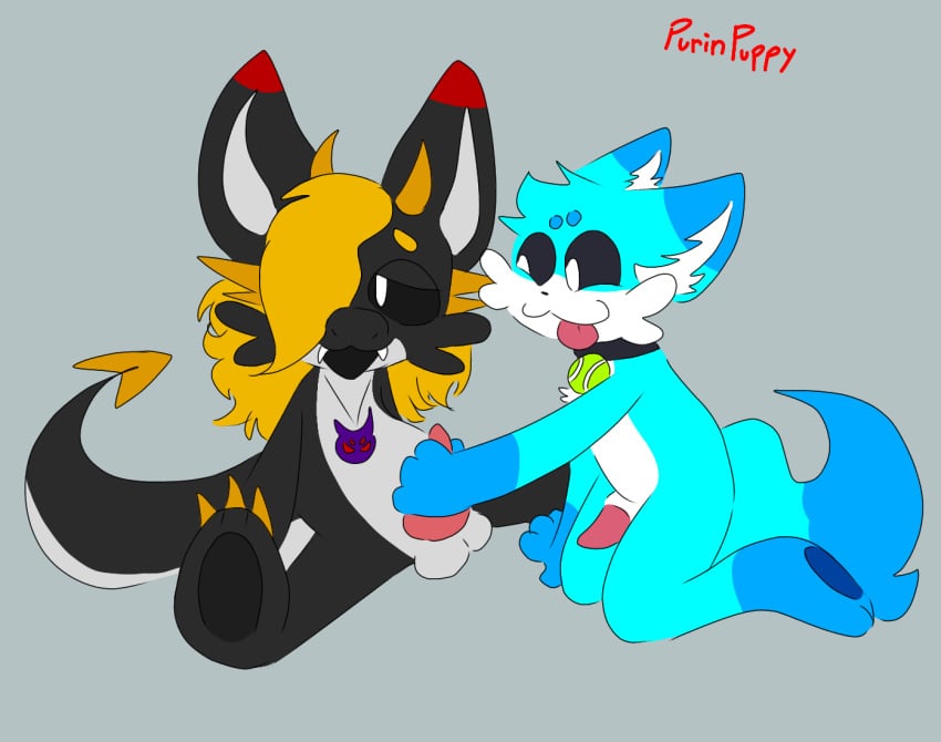 2boys anthro anthro_on_anthro anthro_only critters_(poppy_playtime) furry_only kkfade no_humans opstah opstah_(characters) poppy_playtime poppy_playtime_(chapter_3) purinpuppy sex smiling_critters tagme