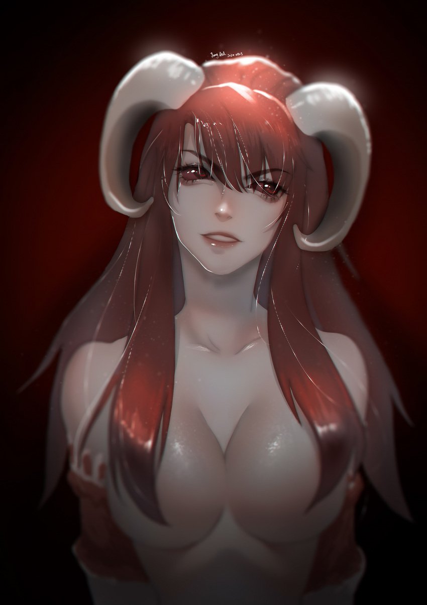 1girls agony_(series) big_breasts breasts busty cleavage collarbone curvaceous curved_horn curved_horns curves curvy curvy_body curvy_female curvy_figure demon demon_girl demon_horns facing_viewer female female_focus female_only horn horns humanoid large_breasts long_hair looking_at_viewer naked naked_female no_bra no_humans nude nude_female nudity red_hair shiny_hair shiny_skin sole_female solo solo_female solo_focus succubus succubus_(madmind_studio) succubus_horns tagme voluptuous voluptuous_female vydija