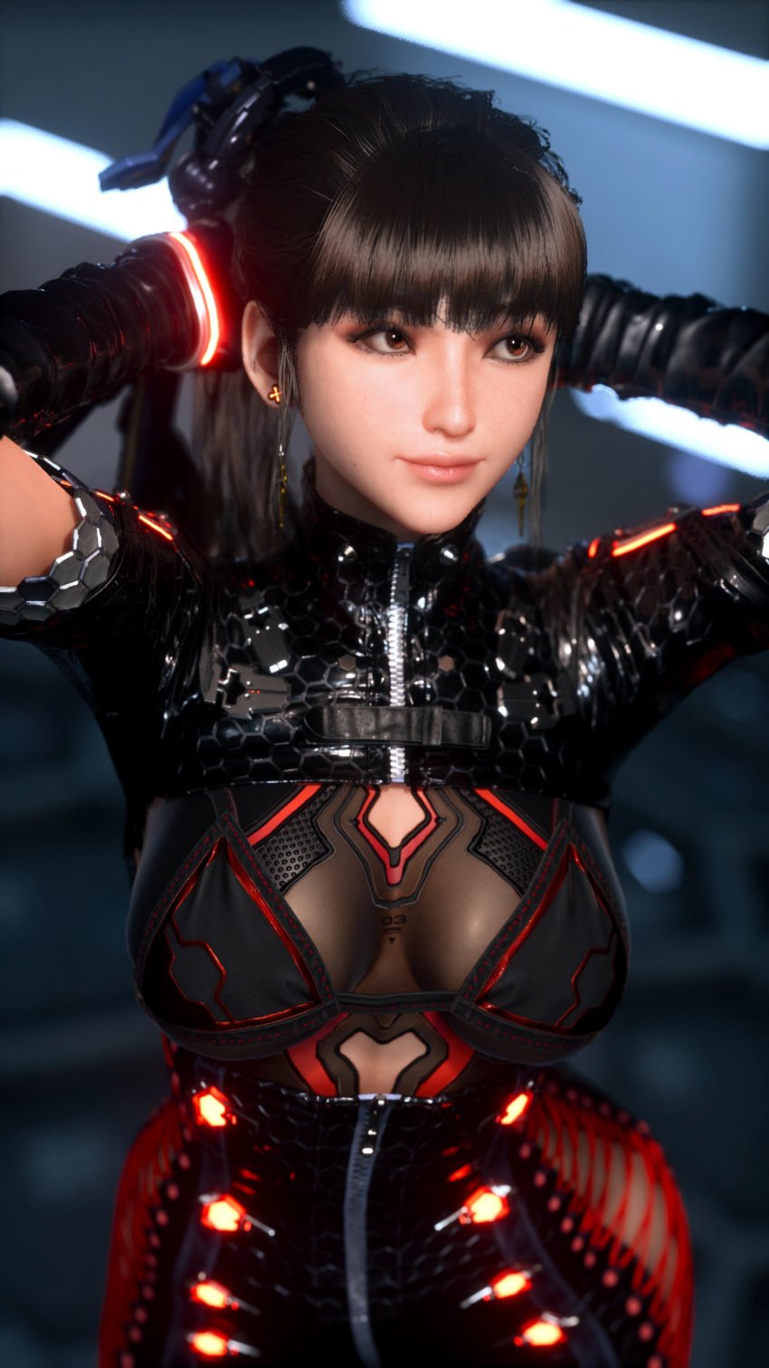 3d eve_(stellar_blade) solo solo_focus stellar_blade