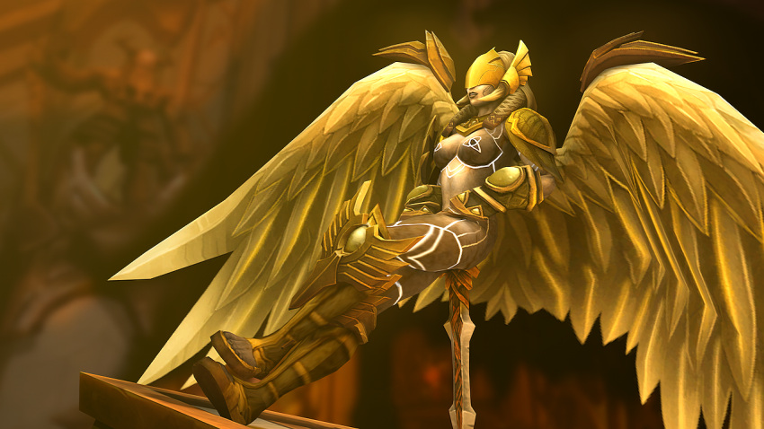 3d blizzard_entertainment eyir female val'kyr warcraft world_of_warcraft zombiequalia