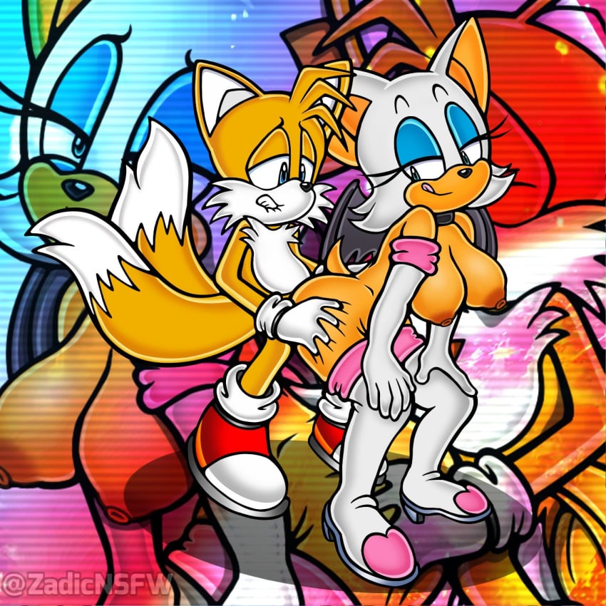 1:1 1boy 1boy1girl 1girls accurate_art_style age_difference anthro bat canid canine choker duo female fox hi_res jewelry larger_female male male/female mammal necklace older_female older_woman_and_younger_boy rouge_the_bat sega sex size_difference sonic_(series) sonic_the_hedgehog_(series) standing standing_sex tagme tails tails_the_fox younger_male zadicnsfw