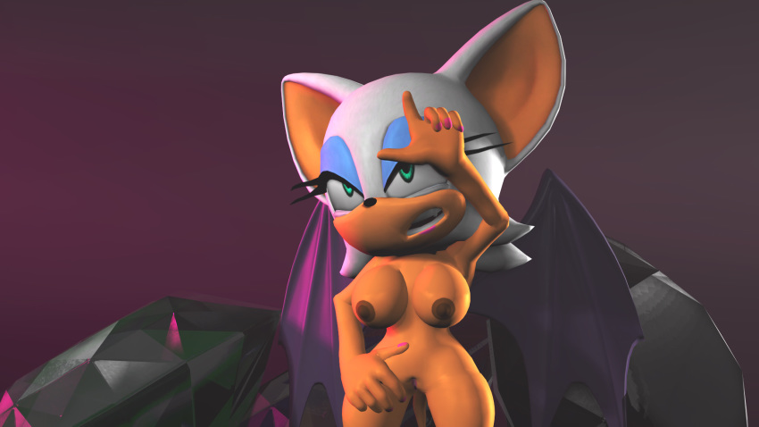 2013 3d 3d_model anthro areola bat big_breasts breasts erect_nipples female gem mistersfm mobian mobian_(species) mobian_bat nipples nude pussy rouge_the_bat sega solo sonic_(series) sonic_adventure_2 sonic_the_hedgehog_(series) source_filmmaker wings