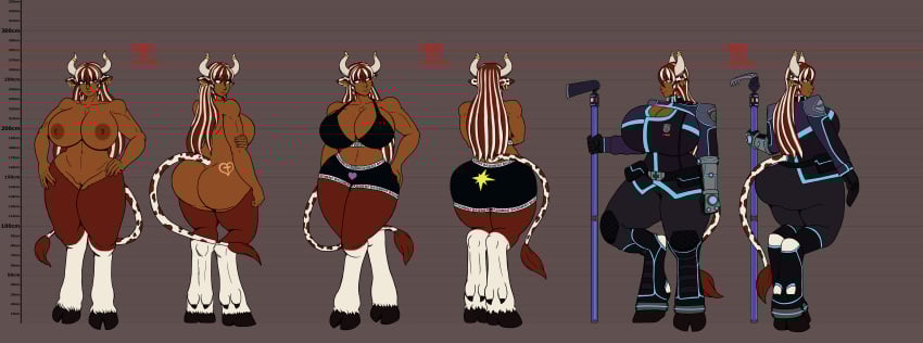 aurora_(hiastobasement) character_design cow_girl furry hiastobasement_(artist) original_character