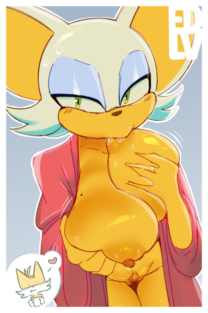 1girls anthro anthro_only big_areola big_breasts big_nipples big_thighs busty busty_female edolov female furry furry_female furry_only hairy_pussy huge_breasts large_breasts nipple_in_mouth open_robe pinup robe rouge_the_bat soft_breasts sonic_(series) sonic_the_hedgehog_(series) sucking_nipple sucking_own_breasts tails_the_fox thick_legs thick_thighs thigh_gap thunder_thighs thunderthighs