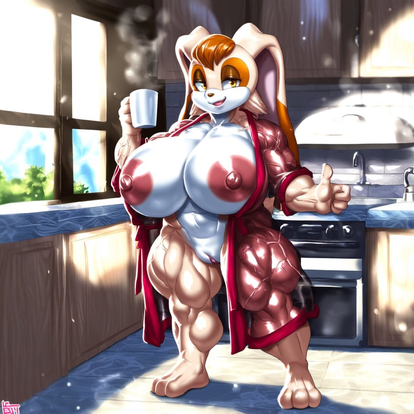 1anthro 1female 1woman 3_toes 4_fingers abs ai_generated anthro anthro_female anthro_only areola areolae biceps big_breasts big_hips big_muscles big_nipples blue_eyes broad_shoulders brown_fur calves casual casual_nudity cub curvy curvy_figure cute cute_face cute_girl deltoids detailed detailed_shading evening_gown extreme_muscles female female_anthro female_focus female_only feminine front_view hard_nipples holding_coffee_mug huge_boobs huge_breasts indoors inside kitchen large_boobs large_breasts large_nipples looking_at_viewer muscle muscle_girl muscles muscular muscular_anthro muscular_female nai_diffusion naked naked_male nature nude nude_female open_clothes oppai pecs pectorals perky_breasts perky_nipples proud pussy sega shameless shortstack solo solo_female sonic_(series) sonic_the_hedgehog_(series) standing stocky swollen_breasts tail testicles theblockhead thick thick_hips thick_legs thick_thighs vagina vanilla_the_rabbit vein veins veiny veiny_breasts veiny_muscles wide_hips young young_female