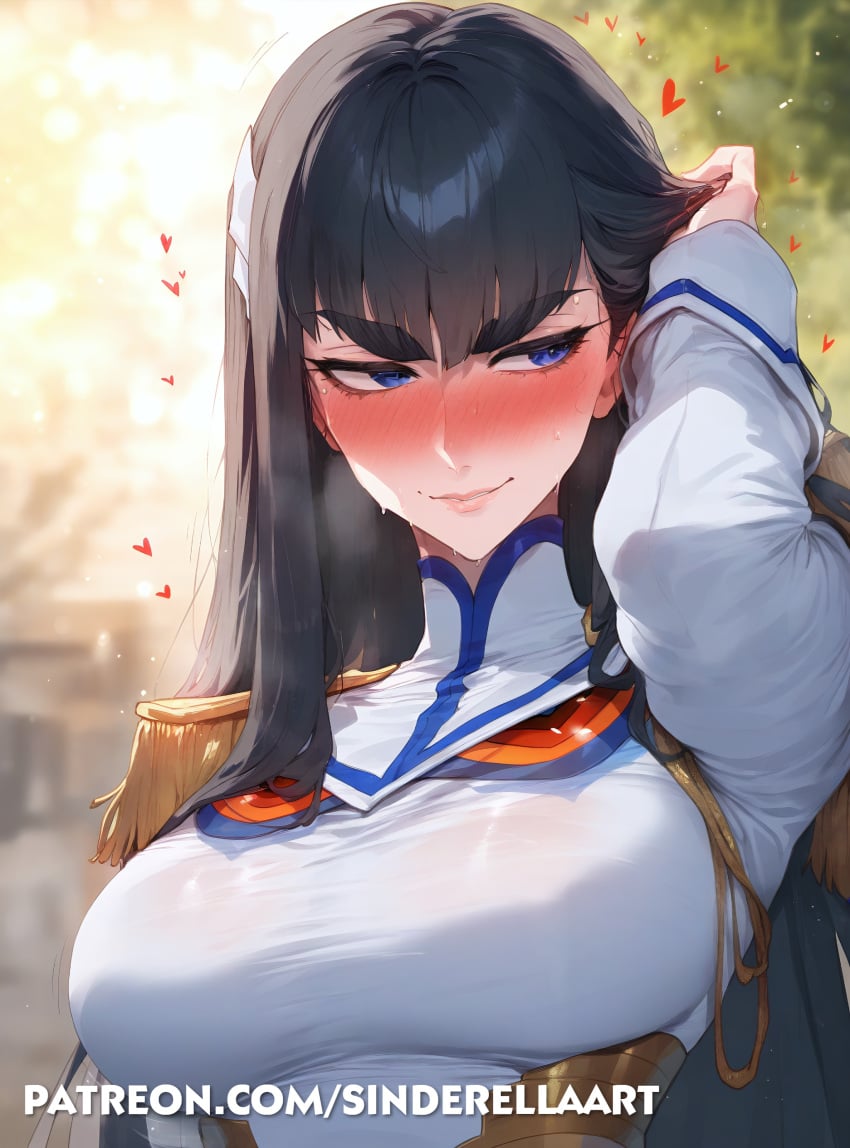 ai_generated big_breasts commission female kill_la_kill kiryuuin_satsuki large_breasts patreon_url patreon_username public sinderellaart