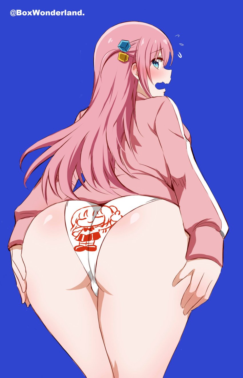 box_wonderland gotou_hitori huge_ass panties wide_hips