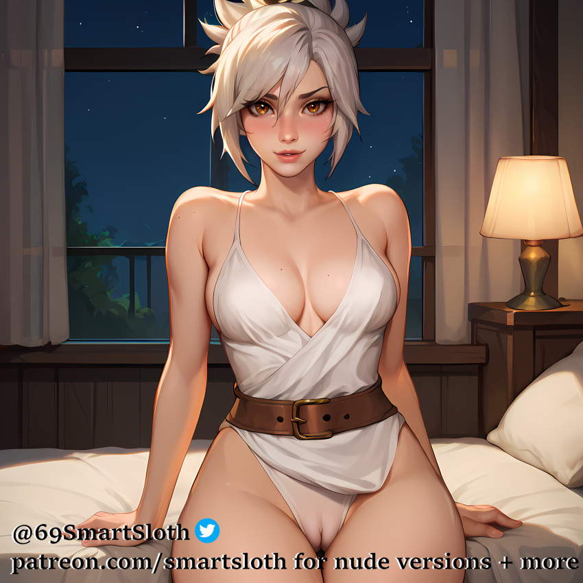 ai_generated brown_eyes league_of_legends league_of_legends:_wild_rift only_riven riot_games riven short_hair smartsloth white_hair