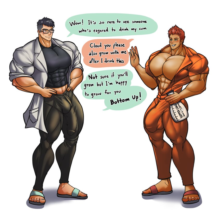 bodybuilder krinkyuu male male_only muscles muscular muscular_arms muscular_male muscular_thighs