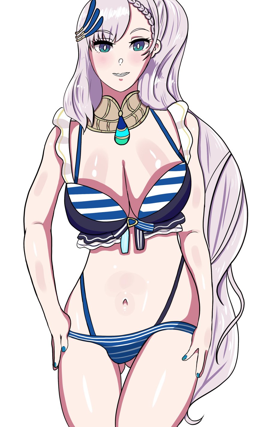 bhdptopnotch12 bikini hololive hololive_indonesia hololive_indonesia_holoro large_breasts long_hair pavolia_reine swimsuit swimwear virtual_youtuber