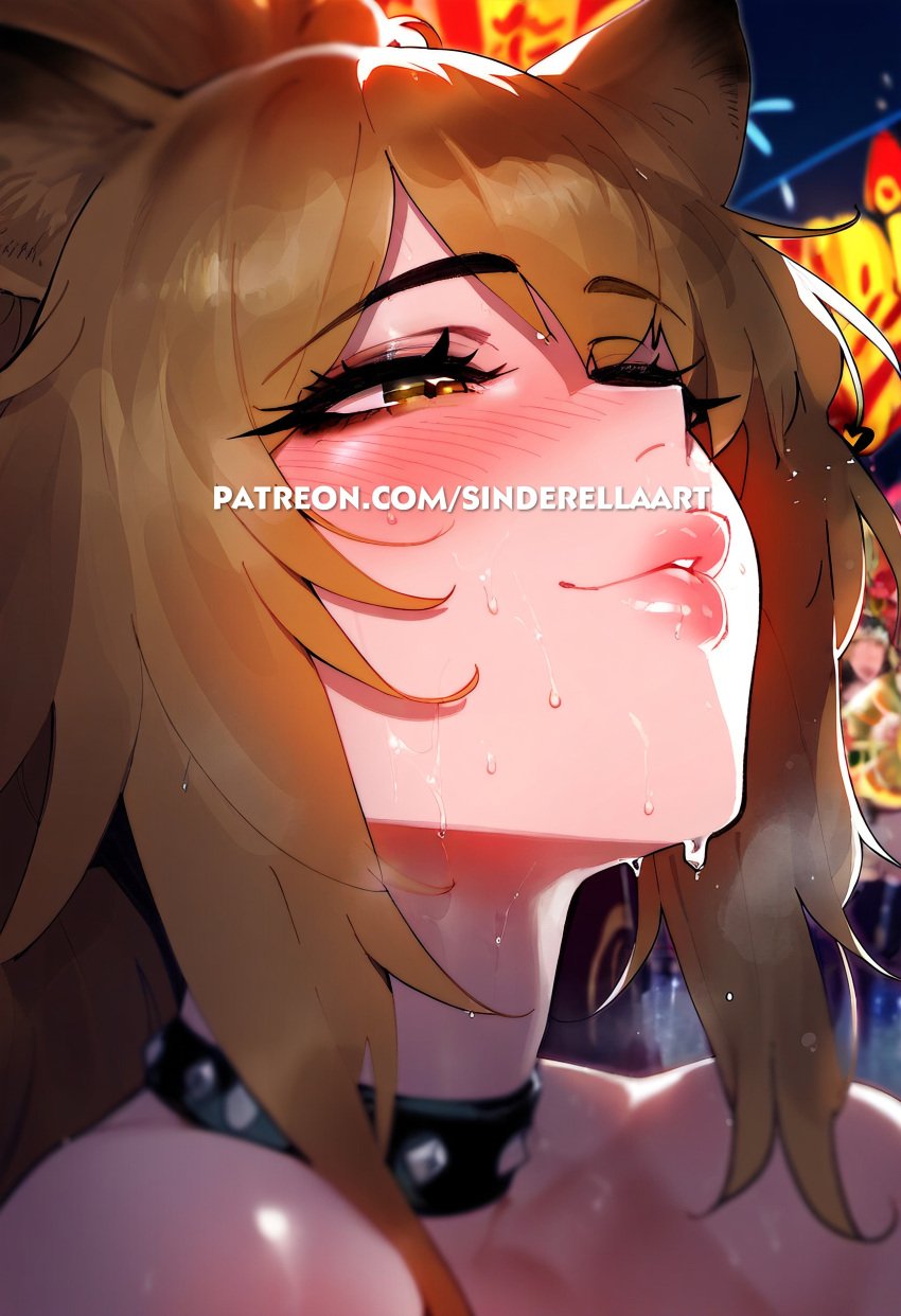 1girls ai_generated arknights ass big_ass big_breasts big_butt breasts female huge_breasts large_ass large_breasts siege_(arknights) sinderellaart