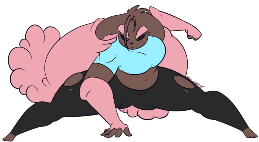 big_ass big_breasts breasts bubble_butt dewwydarts dewwydartz female furry huge_ass lopunny mega_lopunny pokemon pokemon_(species) tagme thick_thighs val_(dewwydartz) wide_hips