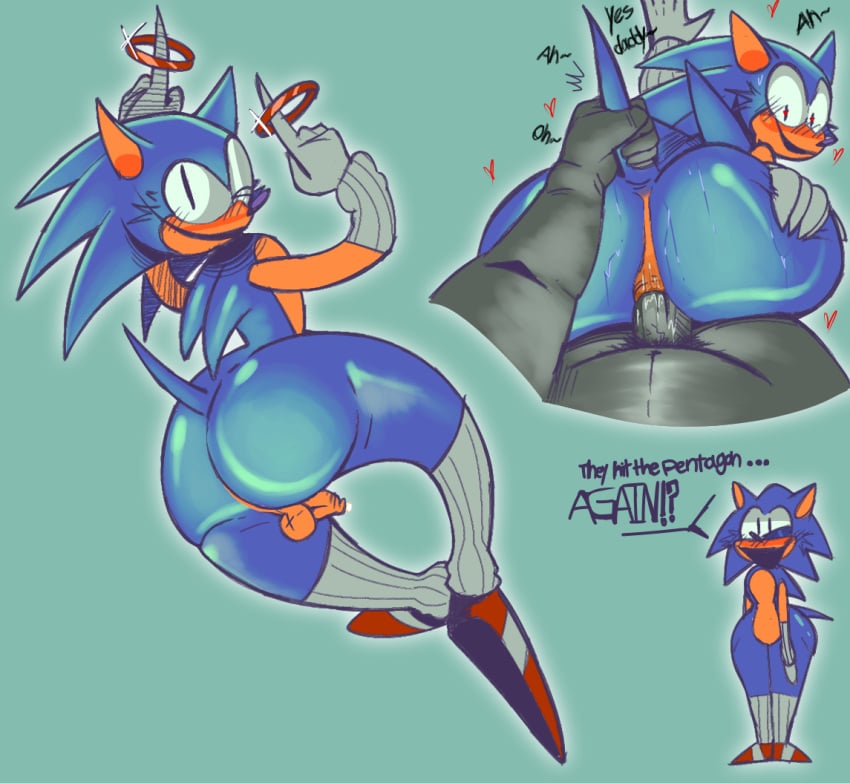 anal_sex anonymous_male big_ass big_thighs femboy hedgehog long_gloves long_socks looking_at_viewer posing rewrite_(sonic.exe) small_balls small_penis sonic.exe sonic.exe_(series) sonic_(series) sonic_the_hedgehog sweaty_butt