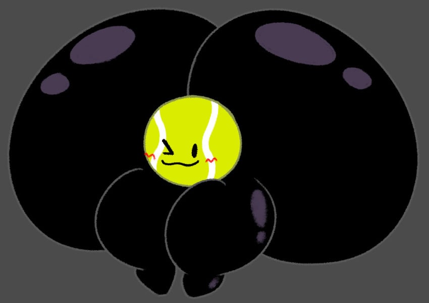 1boy :3 ;3 ass ass_expansion ass_focus battle_for_dream_island bfdi big_ass blank_background blush blushing blushing_male bsky_link bubble_butt color colored furry green_fur grey_background huge_ass hyper_ass lewdyoshyboy male male_only object_show object_shows shiny_ass simple_shading solo solo_male tagme tennis_ball tennis_ball_(bfdi) thick_thighs wide_hips wink winking