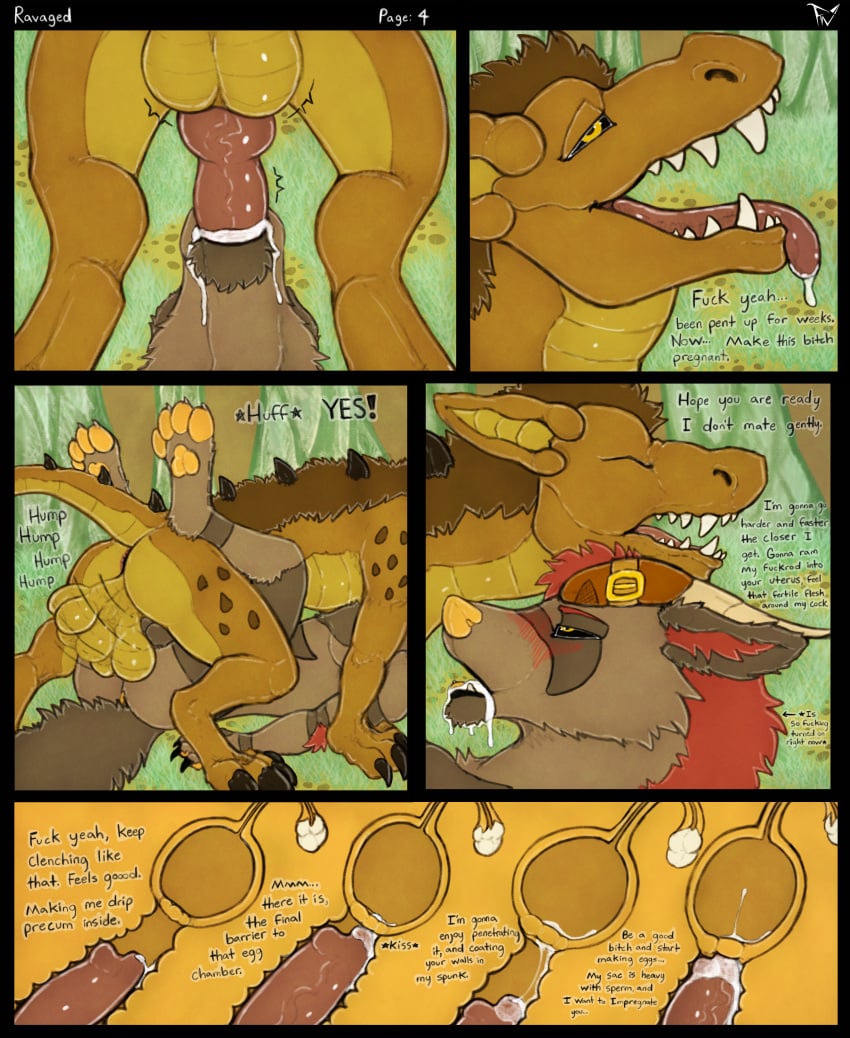 absurd_res animal_genitalia animal_penis anthro anthro_on_feral anthro_penetrated anus backsack balls bodily_fluids canid canine canine_genitalia canine_penis canis cervix comic cum cum_dripping_from_mouth cum_in_pussy cum_in_uterus cum_inside dialogue dragon duo ejaculation erection fallopian_tubes fellatio fellowwolf feral feral_penetrating feral_penetrating_anthro genital_fluids genitals herm herm/male herm_penetrated hi_res hybrid internal intersex intersex/male intersex_penetrated interspecies knot knotted_penis landon_(fellowwolf) male male_penetrating male_penetrating_herm male_penetrating_intersex maleherm mammal mythological_creature mythological_scalie mythology oral oral_penetration ovaries penetration penile penile_penetration penis precum precum_in_uterus precum_inside ravager scalie sex uterus vaginal_penetration vaginal_penetration wolf zoophilia