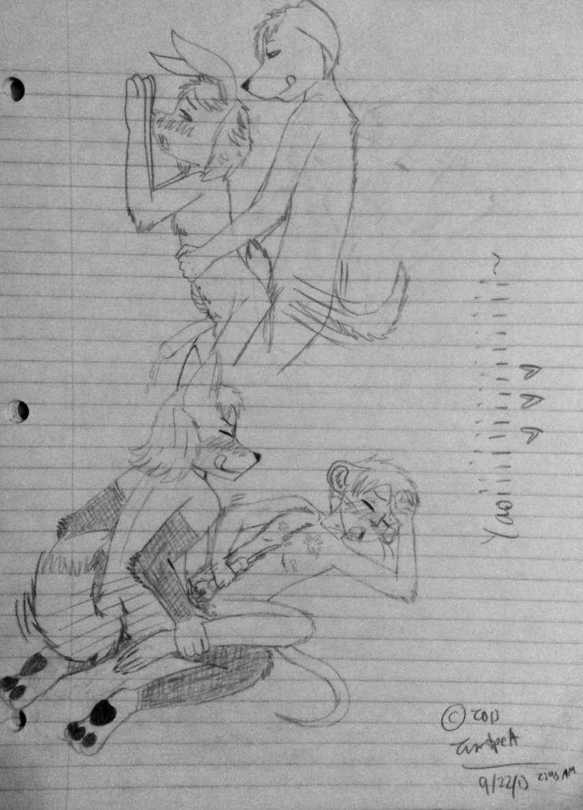 2boys anal anthro ass canine dominic fox fur furry furry_only gay lagomorph lucas male male_only mammal mezurashou monochrome mouse penis rabbit rodent sex strawberrytartpelt text