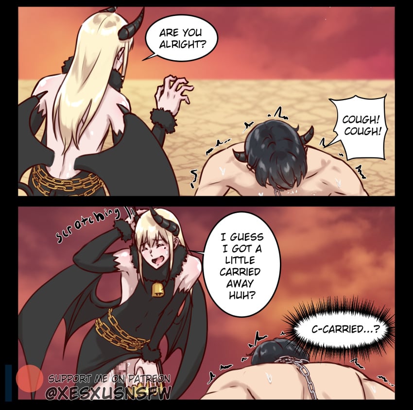 2boys black_hair blonde_hair comic_panel otoko_no_ko