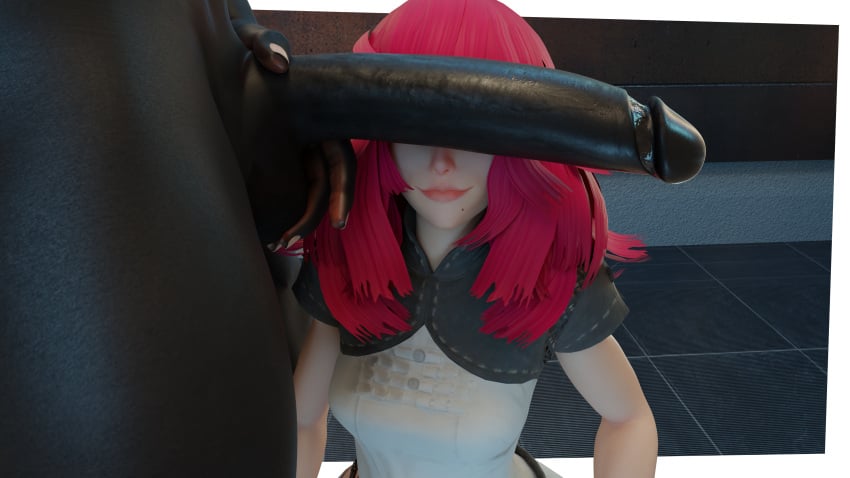 1boy 1boy1girl 1girls 3d android android_girl blender cant_see_the_haters dark-skinned_male dark_skin devola female female fisherman_2020 flower_in_hair interracial light-skinned_female light_skin long_hair male nier nier:_automata nier_(series) red_hair robot robot_girl smile smiling