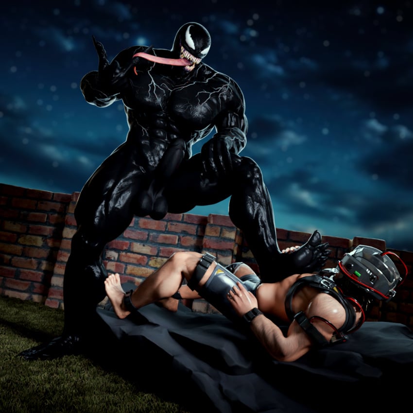 2boys feet gay marvel marvel_comics venom venom_(marvel) weapon_x wolverine wolverine_(x-men)