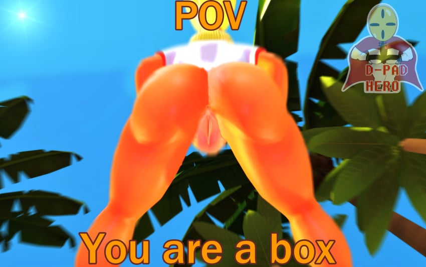 anus anus_focus anus_peek ass ass_focus big_ass big_butt coco_bandicoot crash_(series) furry furry_female furry_only nsfw pov pov_ass vagina vagina_focus vagina_peek