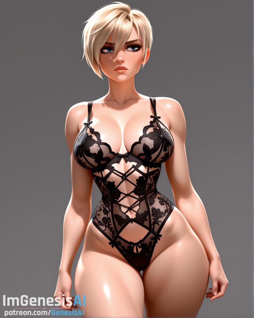 Sergeant Calhoun (Wreck-It Ralph) Rule 34 Image