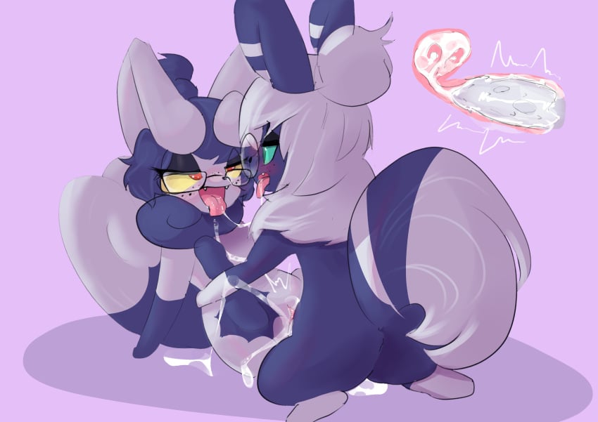absurd_res bodily_fluids cum cum_in_pussy cum_inside cum_pool cum_string duo ejaculation eyeshadow eyewear female feral fluorite freckles from_front_position generation_6_pokemon genital_fluids genitals glasses green_eyes hi_res incest_(lore) kissing lying makeup male male/female meowstic missionary_position neck_tuft nintendo on_back open_mouth penile_spines penis pokemon pokemon_(species) red_eyes saliva saliva_string sex tongue tongue_out tuft white_penis x-ray_view