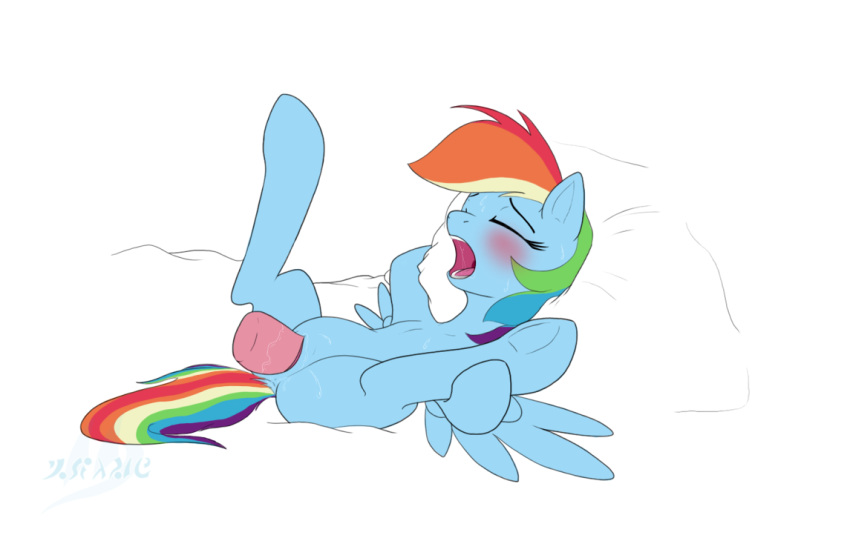 2014 blue_fur dildo drake_drachenlicht equine female feral friendship_is_magic fur hair horse insertion mammal multicolored_hair my_little_pony pegasus penetration pony pussy rainbow_dash_(mlp) rainbow_hair sex_toy solo vaginal_penetration wings