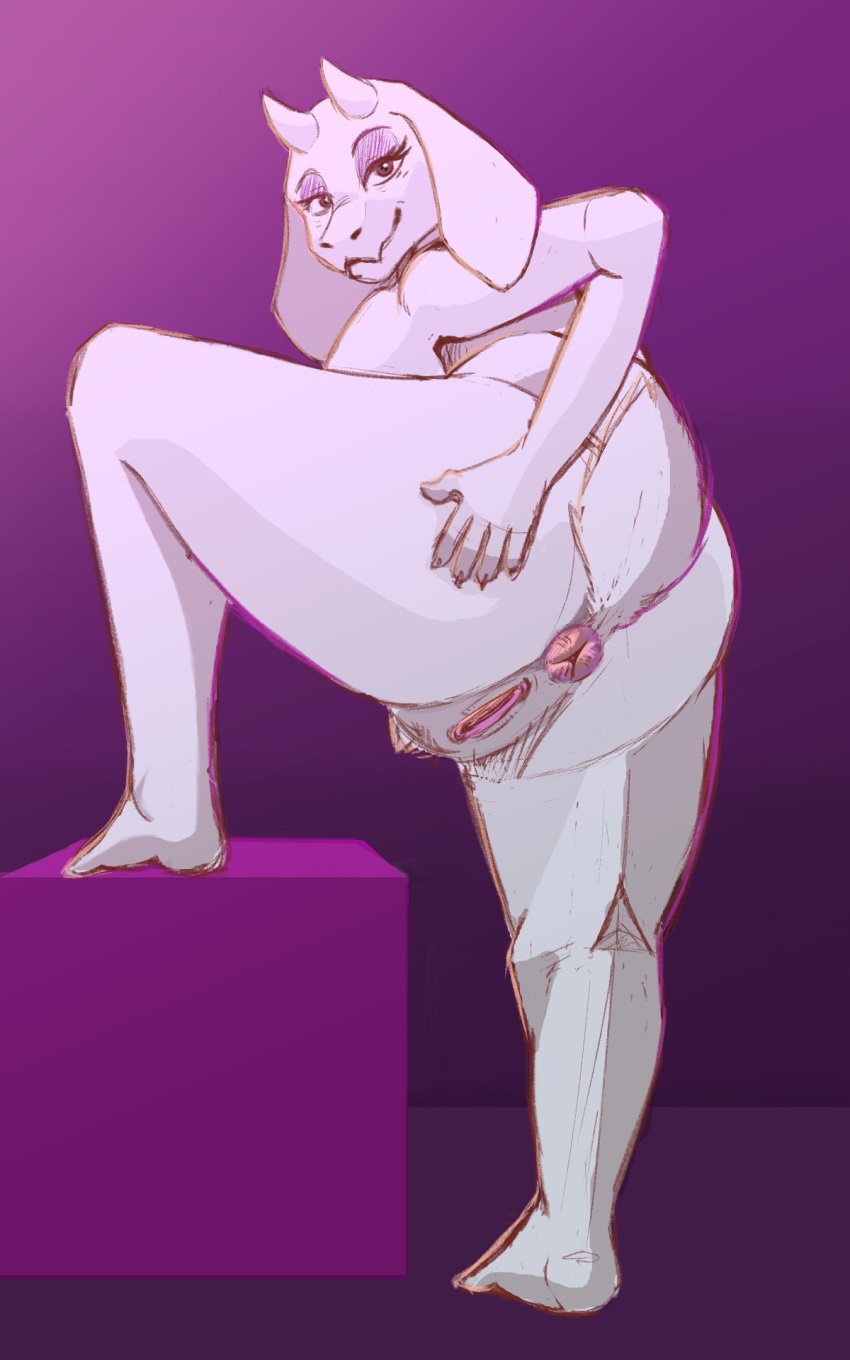 1girls 5:8 anthro anus ass barefoot bovid caprine citrus_temptations completely_nude completely_nude_female female female_only full_body genitals goat hi_res mammal naked naked_female nude nude_female pubes pussy solo solo_female spread_butt spread_pussy spreading toriel undertale_(series)