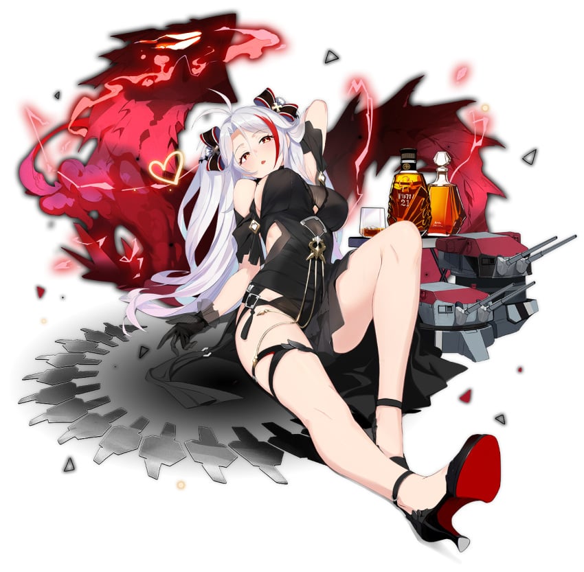 1girls azur_lane big_breasts blush breasts choker cleavage dress female female_focus female_only fit fit_female game game_cg garter hair_ornament heels hips iron_blood_(azur_lane) long_hair looking_at_viewer official_art party prinz_eugen_(azur_lane) prinz_eugen_(cordial_cornflower)_(azur_lane) red_eyes seductive seductive_look solo solo_female solo_focus thick_thighs thigh_strap toned toned_female white_hair