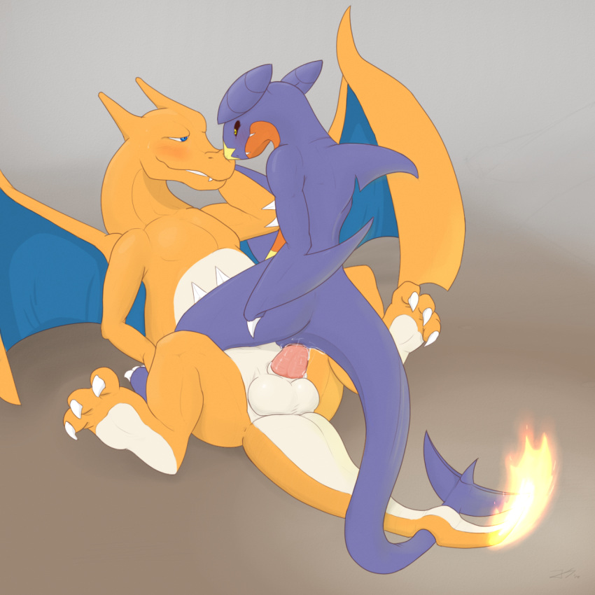 anal balls charizard couple dragon furry furry_only garchomp gay jetshark male nintendo no_humans penetration penis pokemon pokemon_(species) reptile scalie sex video_games